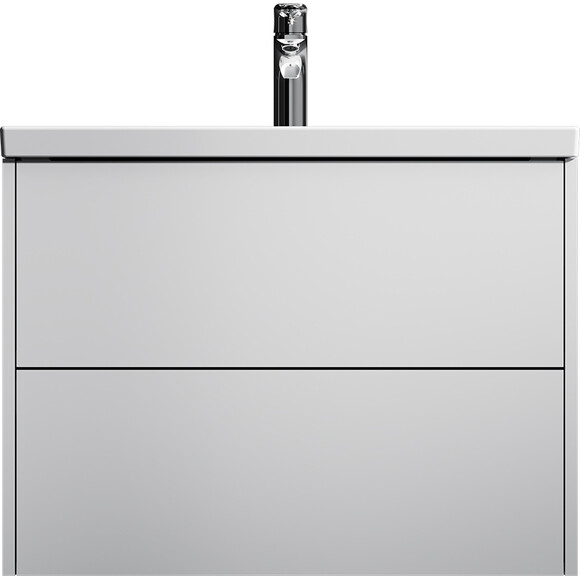 Тумба с раковиной Am.Pm Gem MGA-FHX07522WG-WCC0752WG (75 см, белая глянцевая, подвесная), фото 9