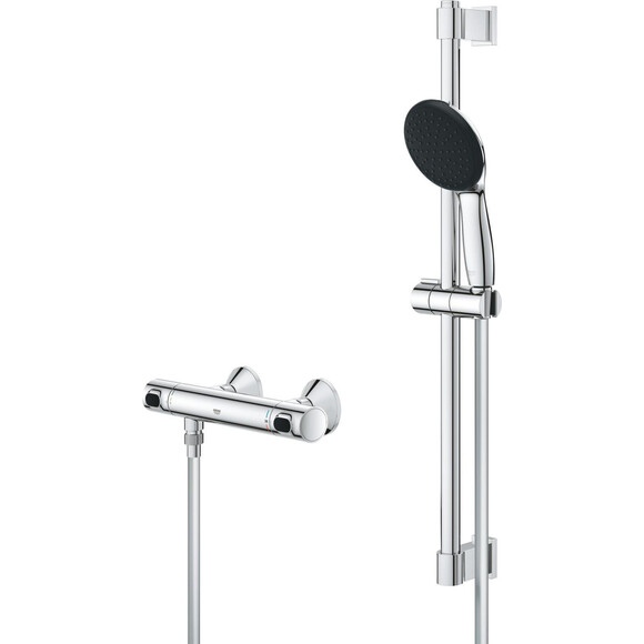 Комплект змішувачів для ванної кімнати Grohe QuickFix Precision Flow&Start Edge ColdStart UA202503TE (23900001+34800001), фото , изображение 11