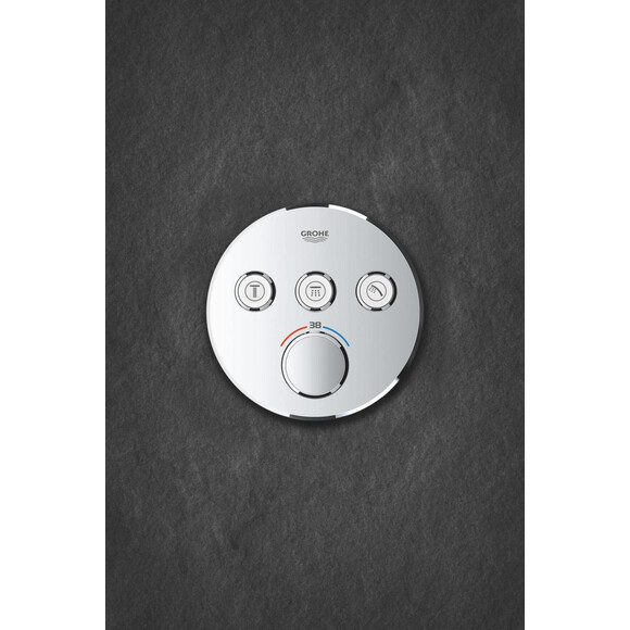 Душевая система с термостатом Grohe QuickFix Grohtherm SmartControl&Vitalio Start 250 UA202802R3 (скрытого монтажа, с изливом), фото 2