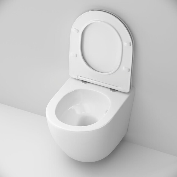 Безободковый подвесной унитаз Am.Pm Like AquaSpin CLA1900SC (воронкообразный, с сиденьем), фото 10