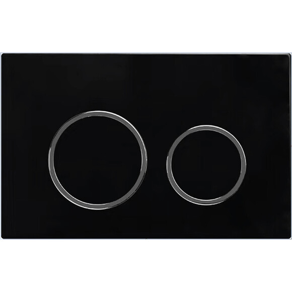 Панель змиву Koller Pool Twist Black/Ghrome KP-TW-002 (чорний матовий/хром), Колір виробника: чорний матовий, хром, фото , изображение 5