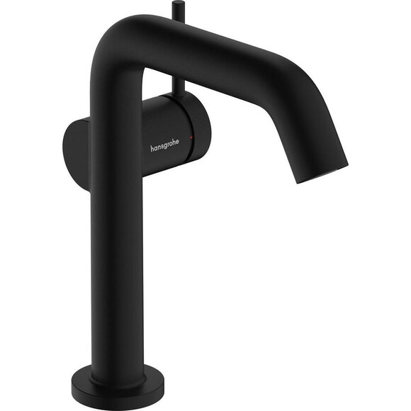 Смеситель для умывальника Hansgrohe Tecturis S Black Matt 73340670 (черный матовый, с донным клапаном), Цвет производителя: черный матовый, фото 