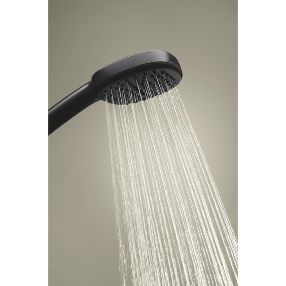 Лейка для душа Grohe QuickFix Vitalio Comfort 110 263972431 (черная матовая, двухрежимная), Цвет производителя: черный матовый, фото 6