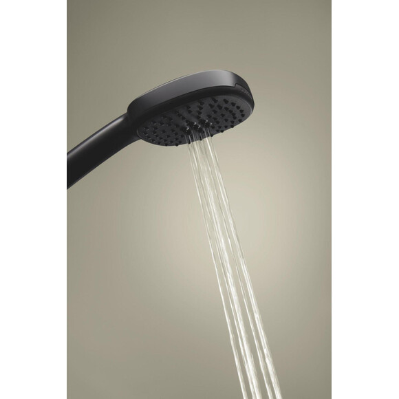 Лейка для душа Grohe QuickFix Vitalio Comfort 110 263972431 (черная матовая, двухрежимная), Цвет производителя: черный матовый, фото 7