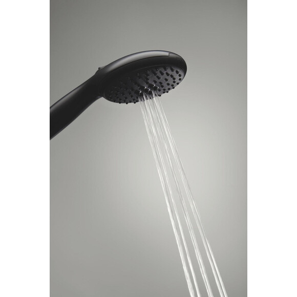Лейка для душа Grohe QuickFix Vitalio Start 110 279462431 (черная матовая, двухрежимная), Цвет производителя: черный матовый, фото 9