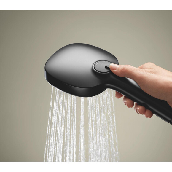 Душевая система с термостатом Grohe QuickFix Precision Vitalio Comfort 250 348822430 (черная матовая, скрытого монтажа), Цвет производителя: черный матовый, фото 7