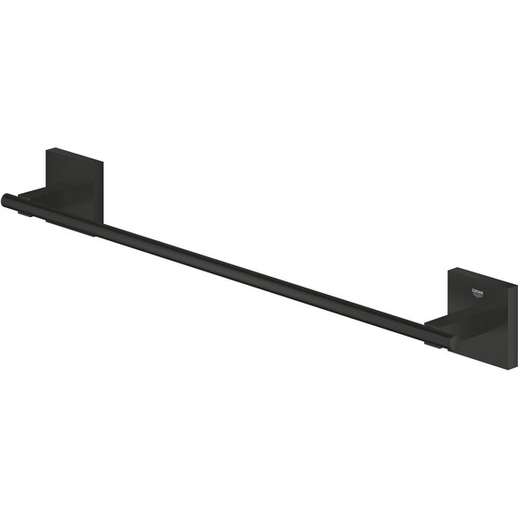 Рушникотримач Grohe QuickFix Start Cube Black 409872430 (чорний матовий), Колір виробника: чорний матовий, фото , изображение 3