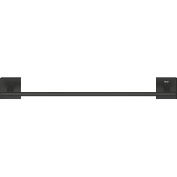 Рушникотримач Grohe QuickFix Start Cube Black 409872430 (чорний матовий), Колір виробника: чорний матовий, фото , изображение 4