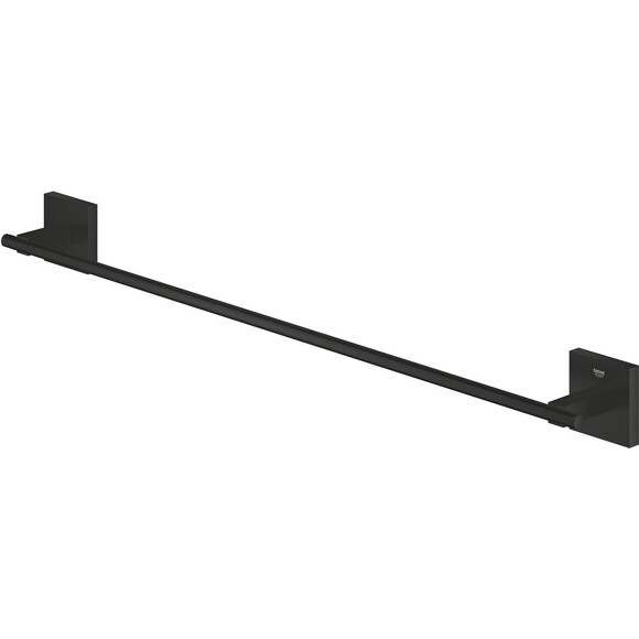 Рушникотримач Grohe QuickFix Start Cube Black 410892430 (чорний матовий), Колір виробника: чорний матовий, фото , изображение 3