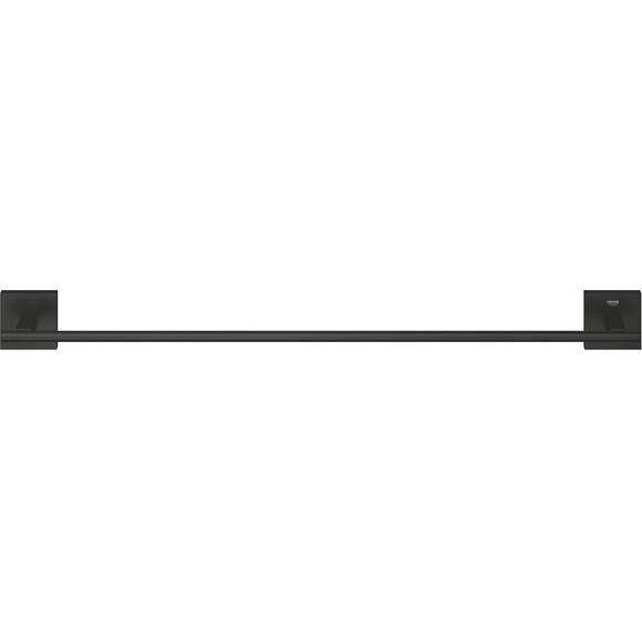 Рушникотримач Grohe QuickFix Start Cube Black 410892430 (чорний матовий), Колір виробника: чорний матовий, фото , изображение 4