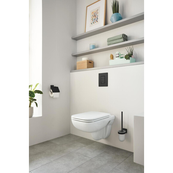 Комплект аксесуарів 4 в 1 Grohe QuickFix Start Cube Black 411152430 (409612430+409752430+411022430+410892430, чорний матовий), фото , изображение 4