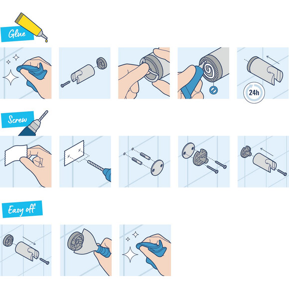 Клей для душових елементів Grohe QuickFix QuickGlue S 41247000 (1 шт), фото , изображение 4