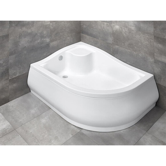 Душевой поддон Radaway Korfu E 4E81400-03L (100x80 см, левосторонний, с ножками и панелью), Доступные размеры: 100 x 80 L, фото 