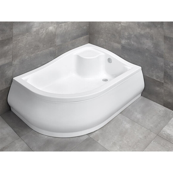 Душевой поддон Radaway Korfu E 4E81400-03R (100x80 см, правосторонний, с ножками и панелью), Доступные размеры: 100 x 80 R, фото 