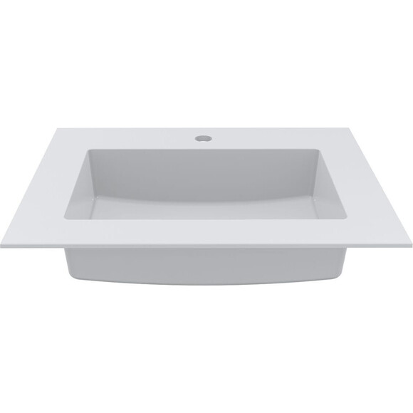 Умывальник Miraggio Erica 600 Miramarble 8813410 (60x50 см), Доступные размеры: 60 x 50, Цвет производителя: белый глянец, Технология производства: Miramarble, фото 6
