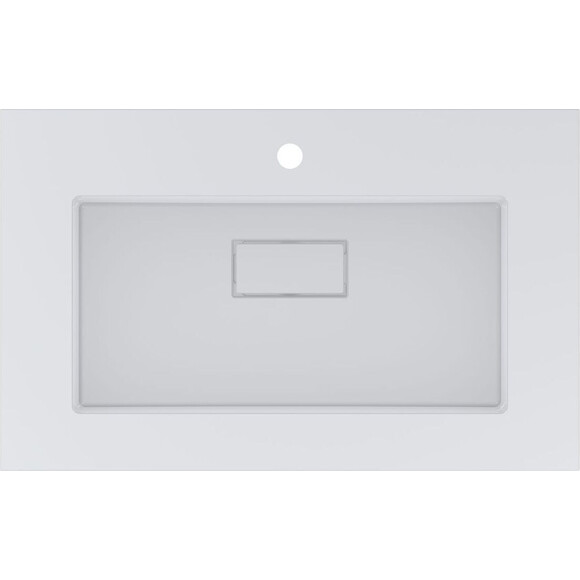 Умывальник Miraggio Erica 800 Miramarble 8813354 (80x50 см), Доступные размеры: 80 x 50, Цвет производителя: белый глянец, Технология производства: Miramarble, фото 7