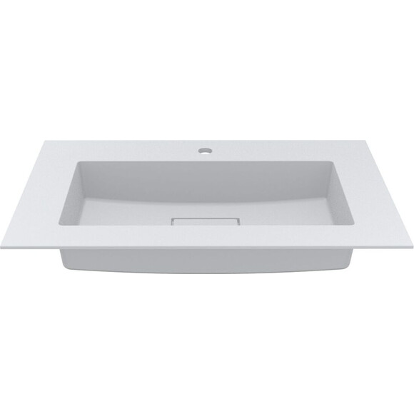 Умивальник Miraggio Erica 800 Miramarble Matt 8813355 (80x50 см, білий матовий), Доступні розміри: 80 x 50, Колір виробника: білий матовий, Технологія виробництва: Miramarble Matt, фото , изображение 2