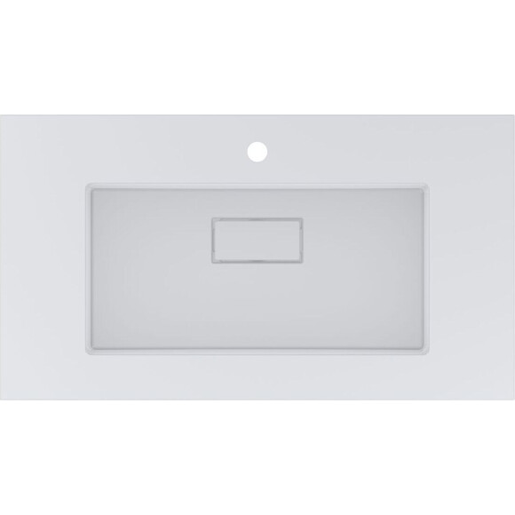 Умывальник Miraggio Erica 900 Miramarble 8813490 (90x50 см, с крылом), Доступные размеры: 90 x 50, Цвет производителя: белый глянец, Технология производства: Miramarble, фото 7