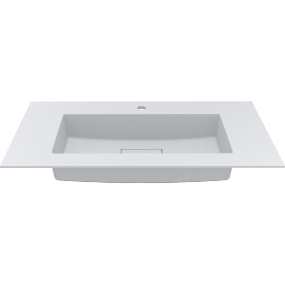 Умивальник Miraggio Erica 900 Miramarble Matt 8813493 (90x50 см, білий матовий, з крилом), Доступні розміри: 90 x 50, Колір виробника: білий матовий, Технологія виробництва: Miramarble Matt, фото , изображение 2