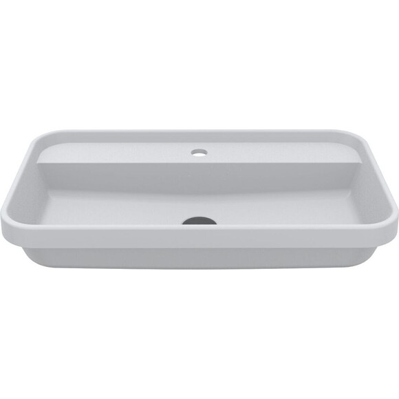 Умивальник Miraggio Ocean 700 Miramarble Matt 8813681 (70x40 см, білий матовий), Доступні розміри: 70 x 40, Колір виробника: білий матовий, Технологія виробництва: Miramarble Matt, фото , изображение 3
