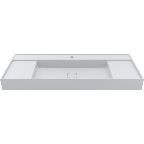 Умывальник Miraggio Soul 1200 Miramarble 8813394 (120x52 см, с крылом), Доступные размеры: 120 x 52, Цвет производителя: белый глянец, Технология производства: Miramarble, фото 5