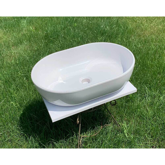 Умывальник Snail Персия 175A100 (54x38 см, чаша), Цвет производителя: белый глянец, фото 8