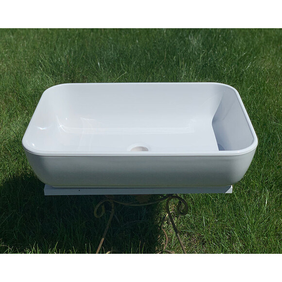 Умивальник Snail Тіфані 176A100 (54x38 см, чаша), Колір виробника: білий глянець, фото , изображение 4