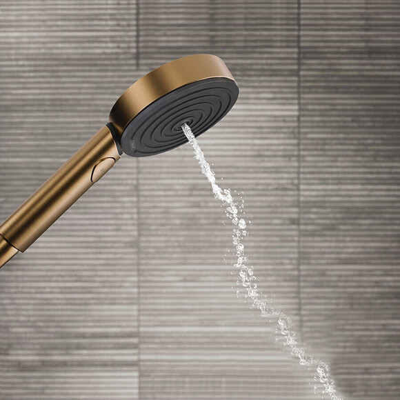 Душова система з термостатом Hansgrohe Pulsify S Brushed Bronze 24220140 (брашована бронза), Колір виробника: брашована бронза, фото , изображение 6