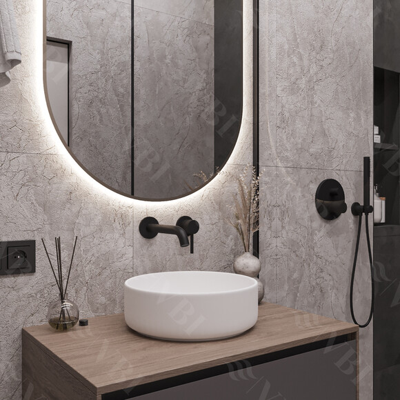 Раковина VBI Prato White VBI-011400 (36 см, чаша), Доступні розміри: 36 x 36, Колір виробника: білий глянець, фото , изображение 2