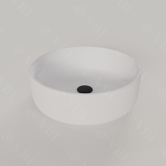 Раковина VBI Prato White VBI-011400 (36 см, чаша), Доступні розміри: 36 x 36, Колір виробника: білий глянець, фото , изображение 5