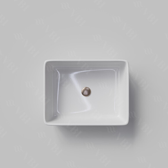 Умивальник VBI Asti White VBI-013000 (48x37 см), Доступні розміри: 48 x 37, Колір виробника: білий глянець, фото , изображение 6