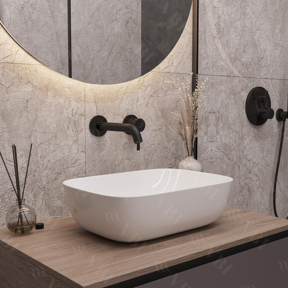 Раковина VBI Ravenna White VBI-011200 (45x32 см, чаша), Доступные размеры: 45 x 32, Цвет производителя: белый глянец, фото 2