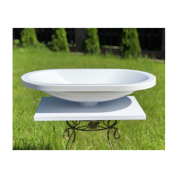 Умывальник Snail Гера 155A100 (60x35 см), Цвет производителя: белый глянец, фото 5