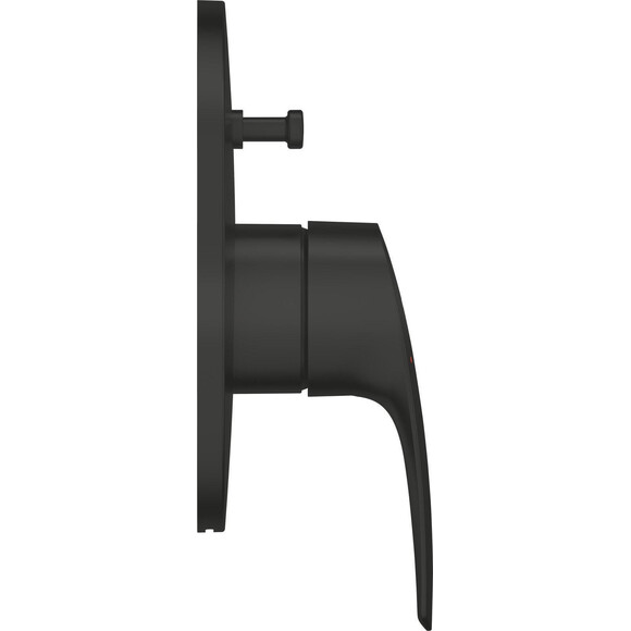 Зовнішня частина змішувача прихованого монтажу для ванни Grohe Eurosmart 194502433 (чорна матова), фото , изображение 3