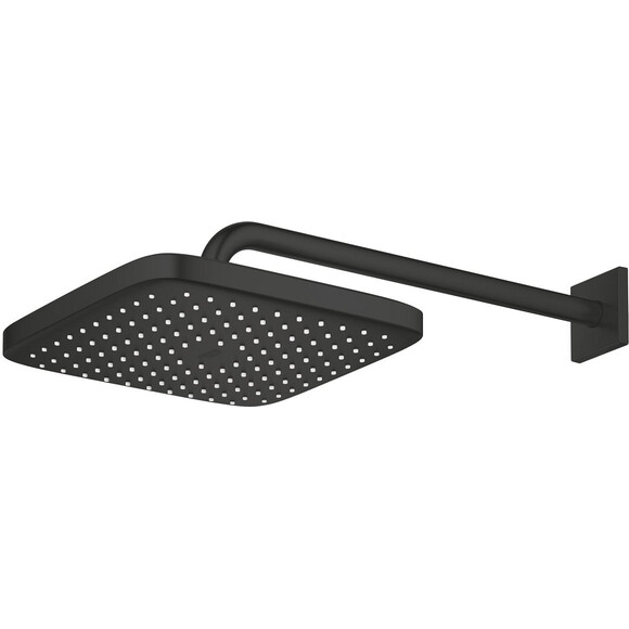Верхній душ Grohe Tempesta 250 Cube 266872430 (чорний матовий, 1 режим струменя, з кронштейном), фото , изображение 4