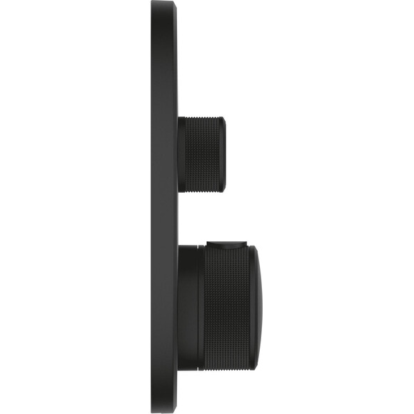 Внешняя часть смесителя скрытого монтажа с термостатом для ванны Grohe Grohtherm SmartControl 29507KF0 (фантомный черный), фото 2