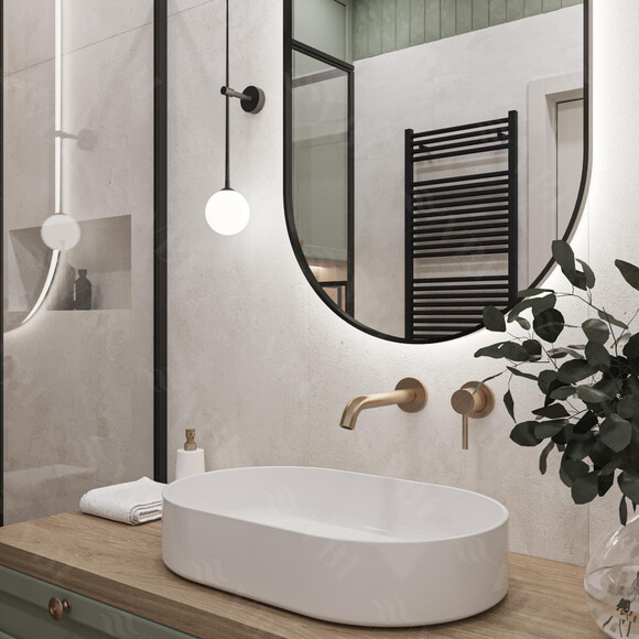 Раковина VBI Verona 60 White VBI-011301 (60x37 см), Доступные размеры: 60 x 37, Цвет производителя: белый глянец, фото 2