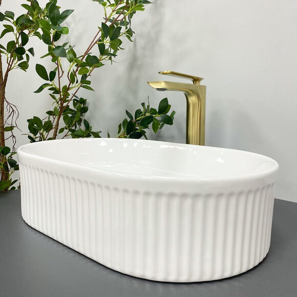 Умивальник VBI Biella White VBI-014000 (49x31 см), фото , изображение 4