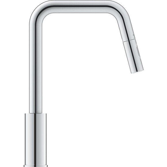 Змішувач для кухні Grohe Eurosmart 30619000 (з висувною лійкою), Колір виробника: хром, фото , изображение 6