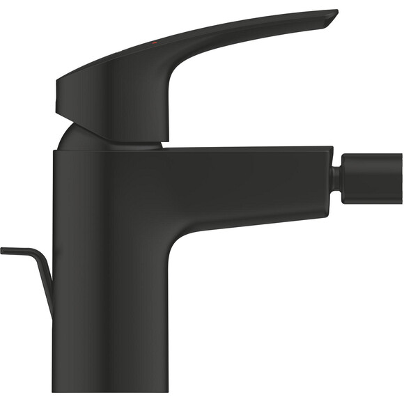 Змішувач для біде Grohe Eurosmart S-Size 329292433 (чорний матовий, з донним клапаном), фото , изображение 3