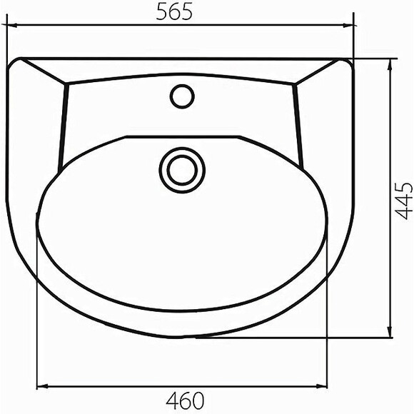 Тумба RJ Soft-E з умивальником Kolo Solas RJFU021-0156WHSET (RJFU021-0156WH+101456UA, 57 см, біла глянсова, підлогова), Доступні розміри: 57, Колір виробника: білий глянець, фото , изображение 2