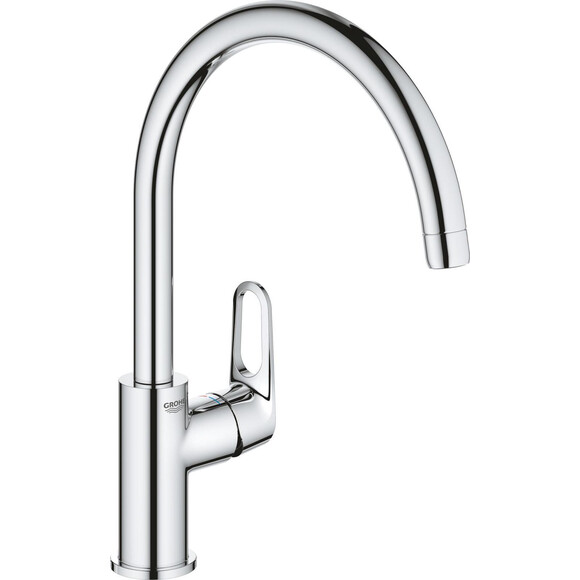 Комплект змішувачів 4 в 1 для ванної кімнати та кухні Grohe BauFlow S-Size UA121640K1 (23601000+23752000+31230001+27598003), фото , изображение 10