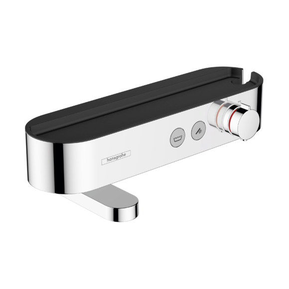 Смеситель для ванны с термостатом Hansgrohe ShowerTablet Select 24340000 (с полкой), Цвет производителя: хром, фото 