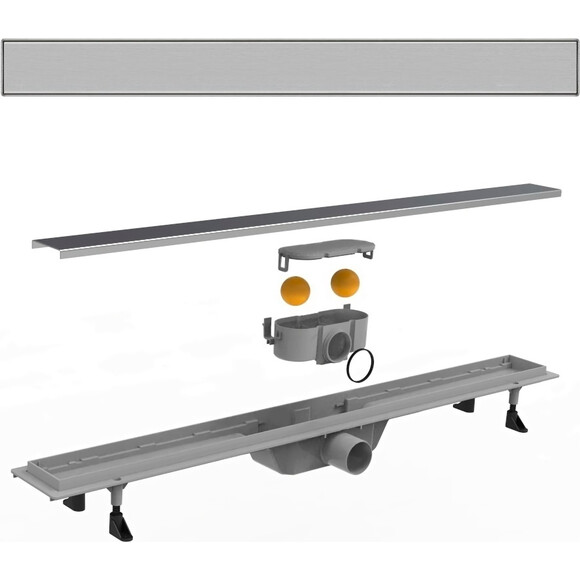 Душовий трап Imprese i-Flow d44600C (60 см, нержавіюча сталь), Колір виробника: нержавіюча сталь, Доступні розміри: 60, фото , изображение 3