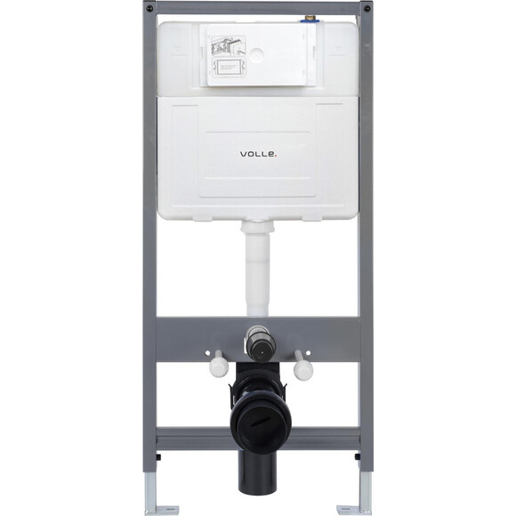 Інсталяція для унітазу 4 в 1 Volle Master Evo Sensor 2220.010301 (з клавішею змиву, прокладанням та кріпленням до стіни), фото , изображение 2