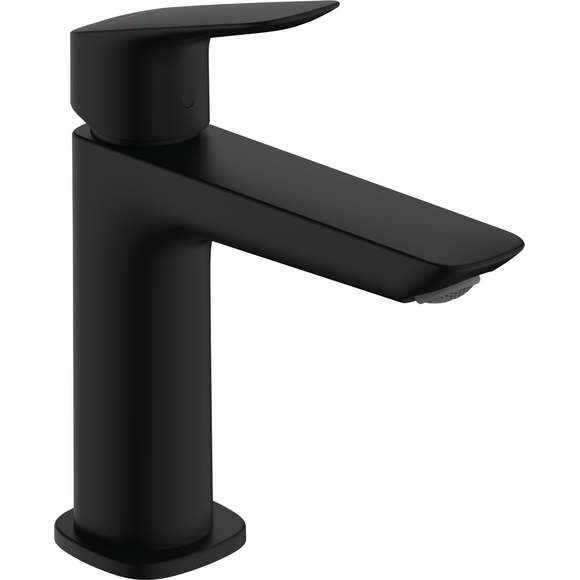 Смеситель для умывальника Hansgrohe Logis Black Matt 71251670 (черный матовый, с донным клапаном), Цвет производителя: черный матовый, фото 