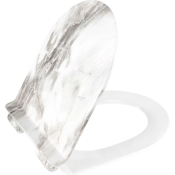 Сидіння для унітазу Rea Carlo Lava Matt REA-C4620 (імітація каменю, з мікроліфтом), фото , изображение 2