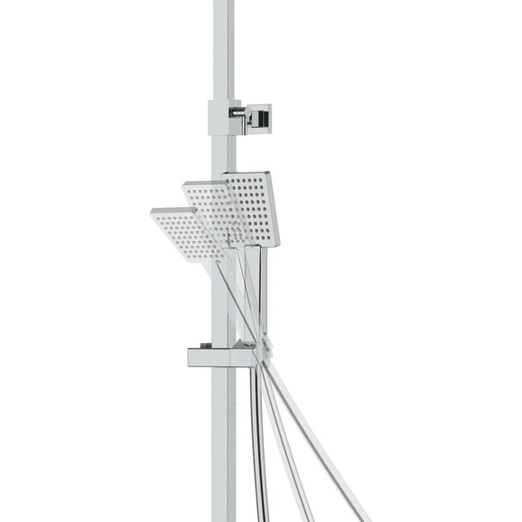 Термостатична душова система Corsan Ango Chrome CMN02TCHW (з виливом), Колір виробника: хром, фото , изображение 6