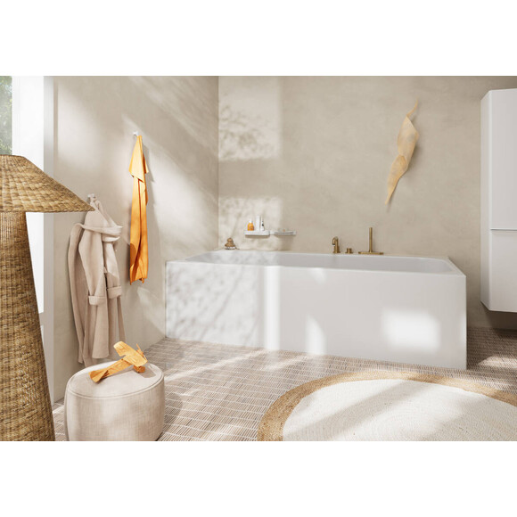 Внешняя часть смесителя на борт ванны Hansgrohe Tecturis S Brushed Bronze 73447140 (брашированная бронза, на три отверстия), Цвет производителя: брашированная бронза, фото 2