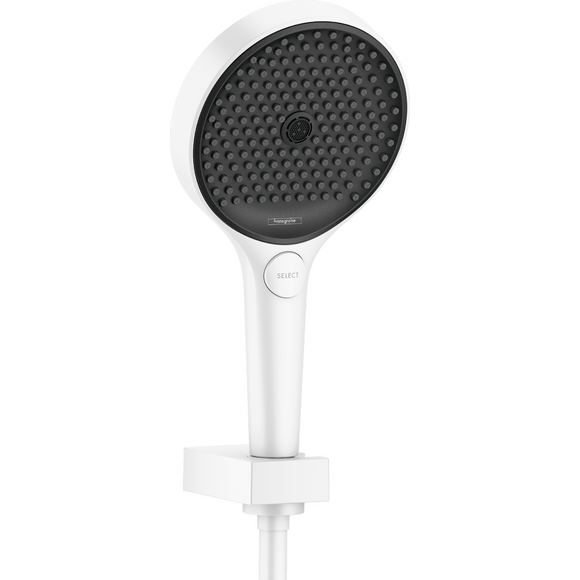 Лійка для душу Hansgrohe Rainfinity White Matt 26852700 (біла матова, трирежимна, зі шлангом та тримачем), Колір виробника: білий матовий, фото 